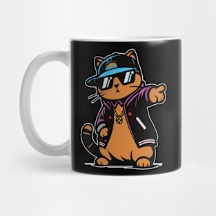 Cool Orange Cat, Ginger Cat Hiphop Lifestyle Design Mug